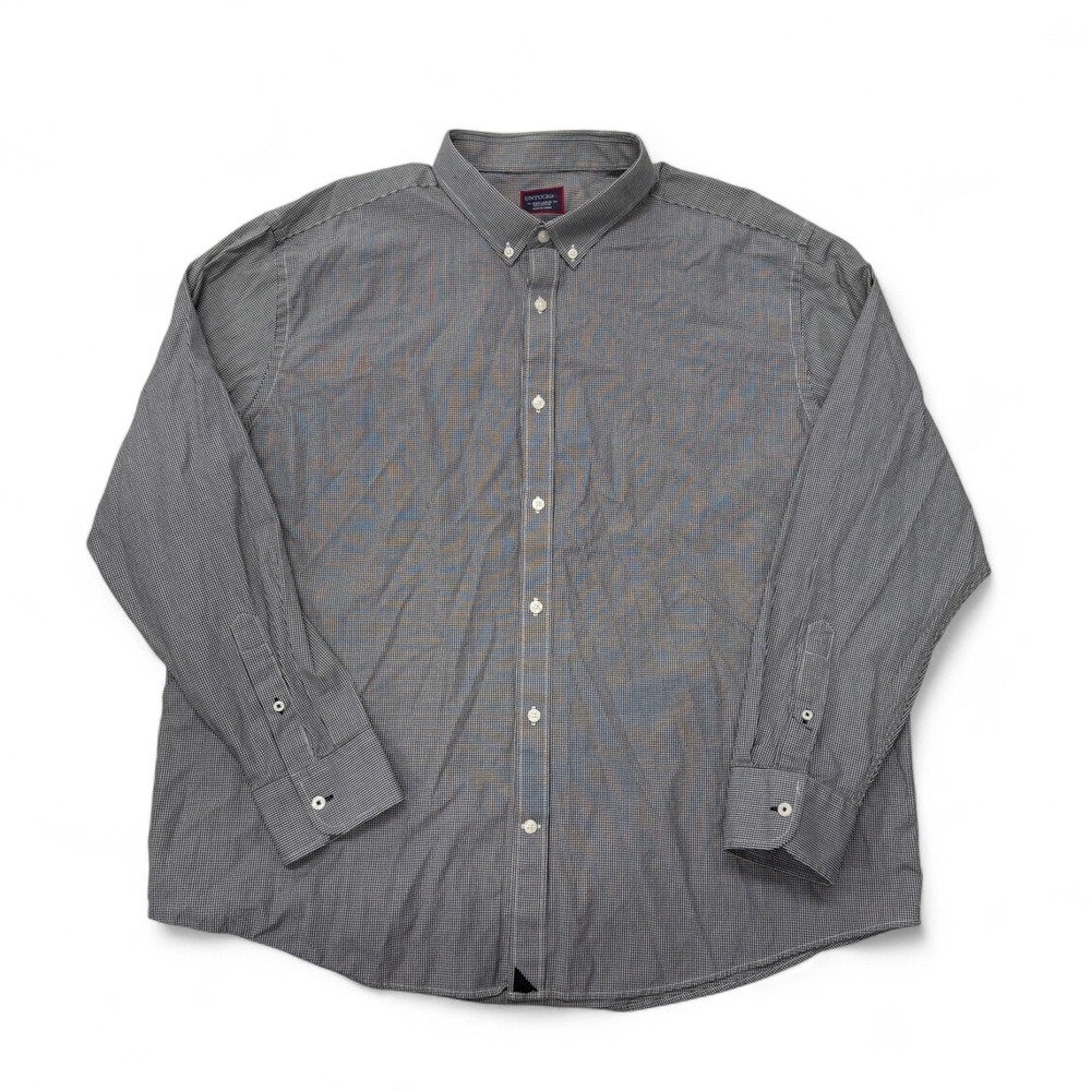 UNTUCKit Button Down Shirt Mens 3XL Long Sleeve Checkered Casual Cotton